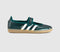 adidas Samba Jane Ballet Trainers Rich Green Off White Gm