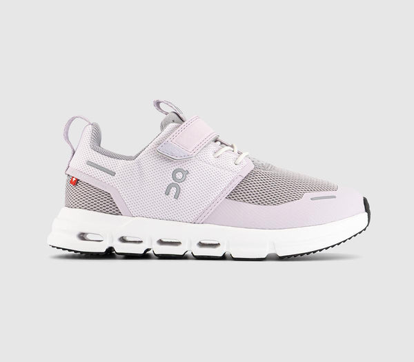 Kids ON Cloudplay Youth Trainers Orchid White