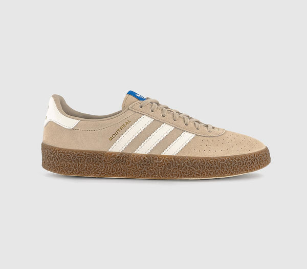  adidas Montreal Rm Trainers Magic Beige Chalk White Gum Uk Size 8