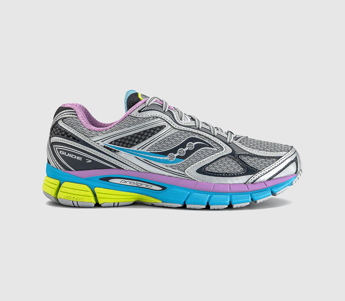 Saucony Progrid Guide 7 Trainers Grey Aqua