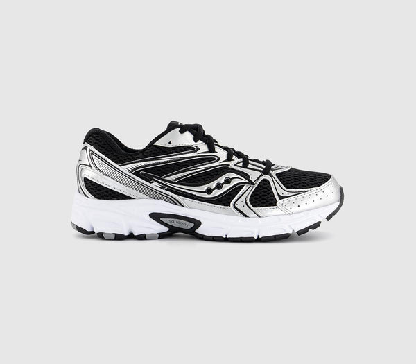 Saucony Ride Millenium Trainers Black Silver