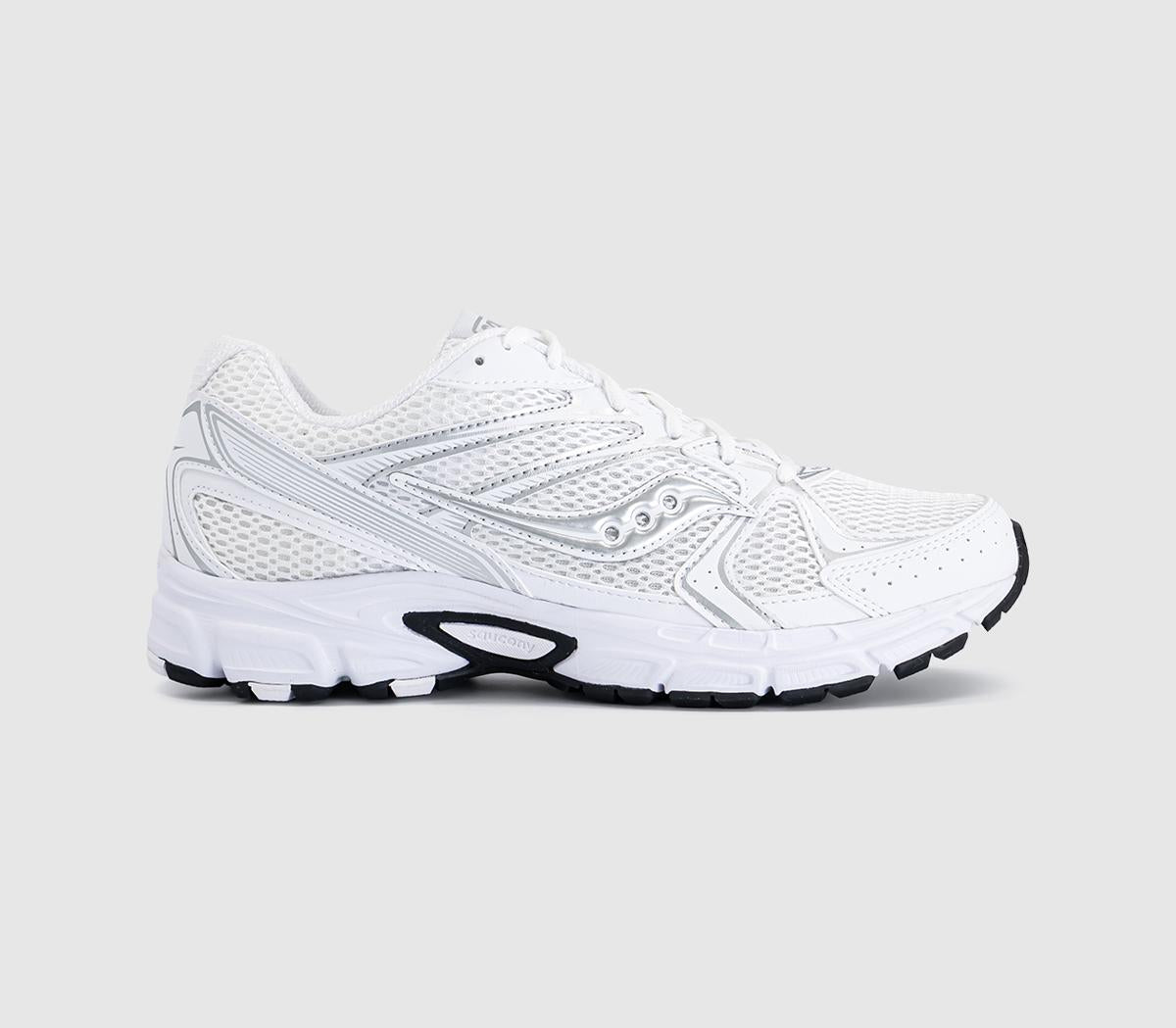 Saucony Ride Millenium Trainers White White Silver