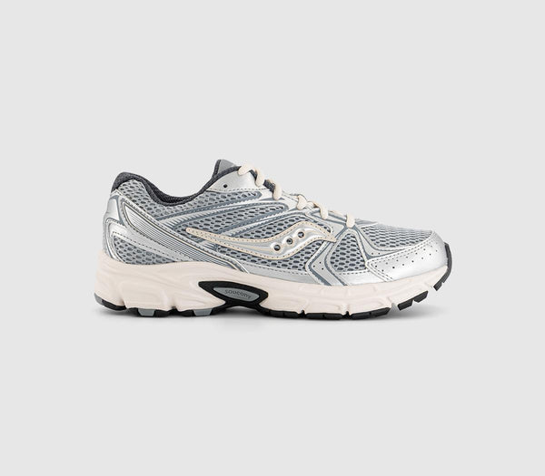 Saucony Ride Millenium Trainers Grey Silver