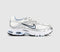 Nike Air Max Moto 2k Trainers White Hydrogen Blue Metallic Silver