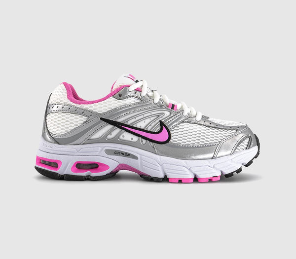 Nike Air Max Moto 2K Trainers Metallic Silver Pink Spell Pure Platinum UK Size 5