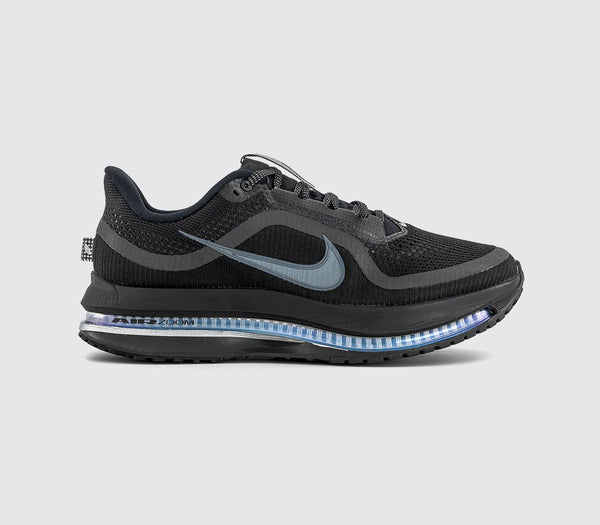 Nike Pegasus Premium Trainers Black Black Metallic Silver