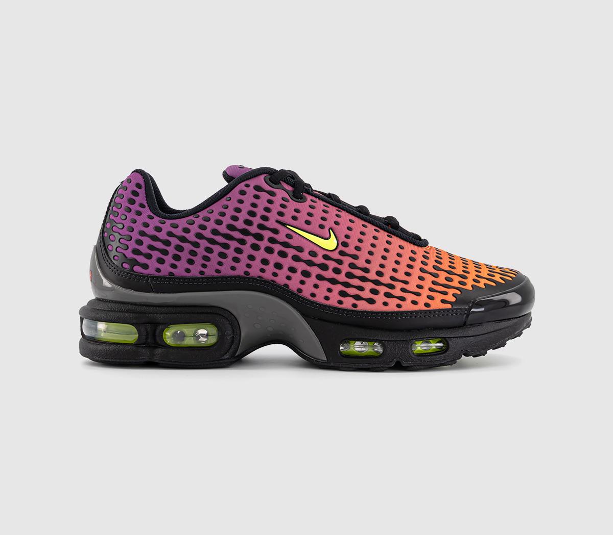 Nike Air Max Plus VII Trainers Total Orange Volt Black Cactus Flower Smoke Grey