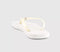 Womens Havaianas Slim Crystal Flip Flops White
