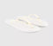 Womens Havaianas Slim Crystal Flip Flops White