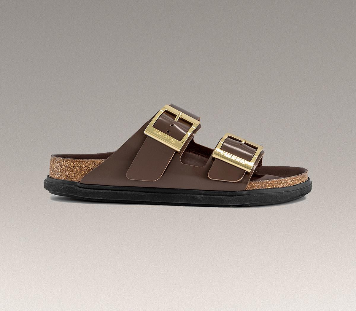 Womens BIRKENSTOCK Arizona Droplet Sandals Carafe High Shine