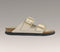Womens BIRKENSTOCK Arizona Droplet Sandals Ecru High Shine