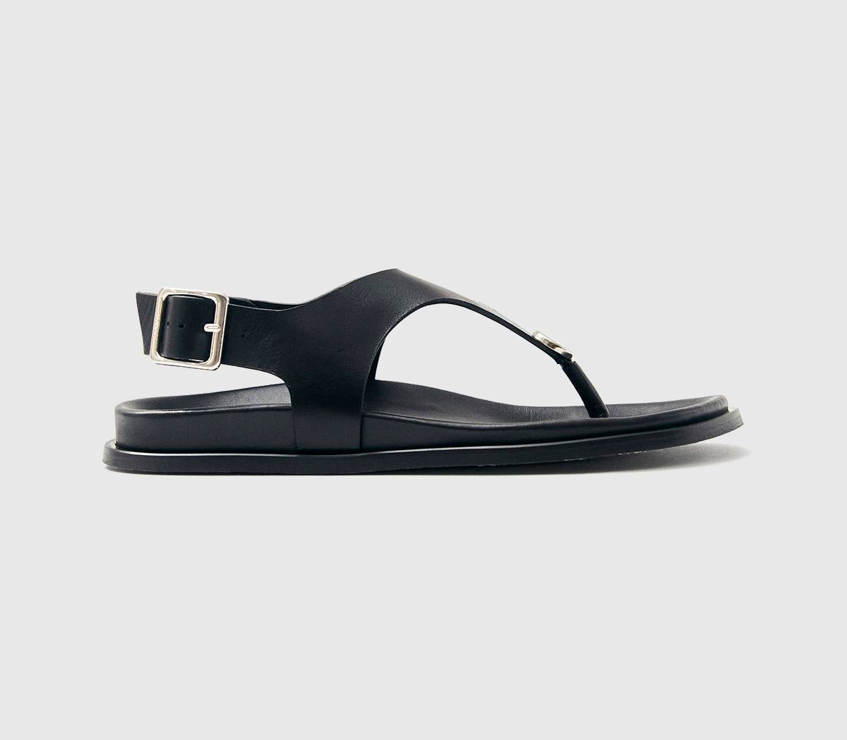Womens ALOHAS Harbor Sandals Black
