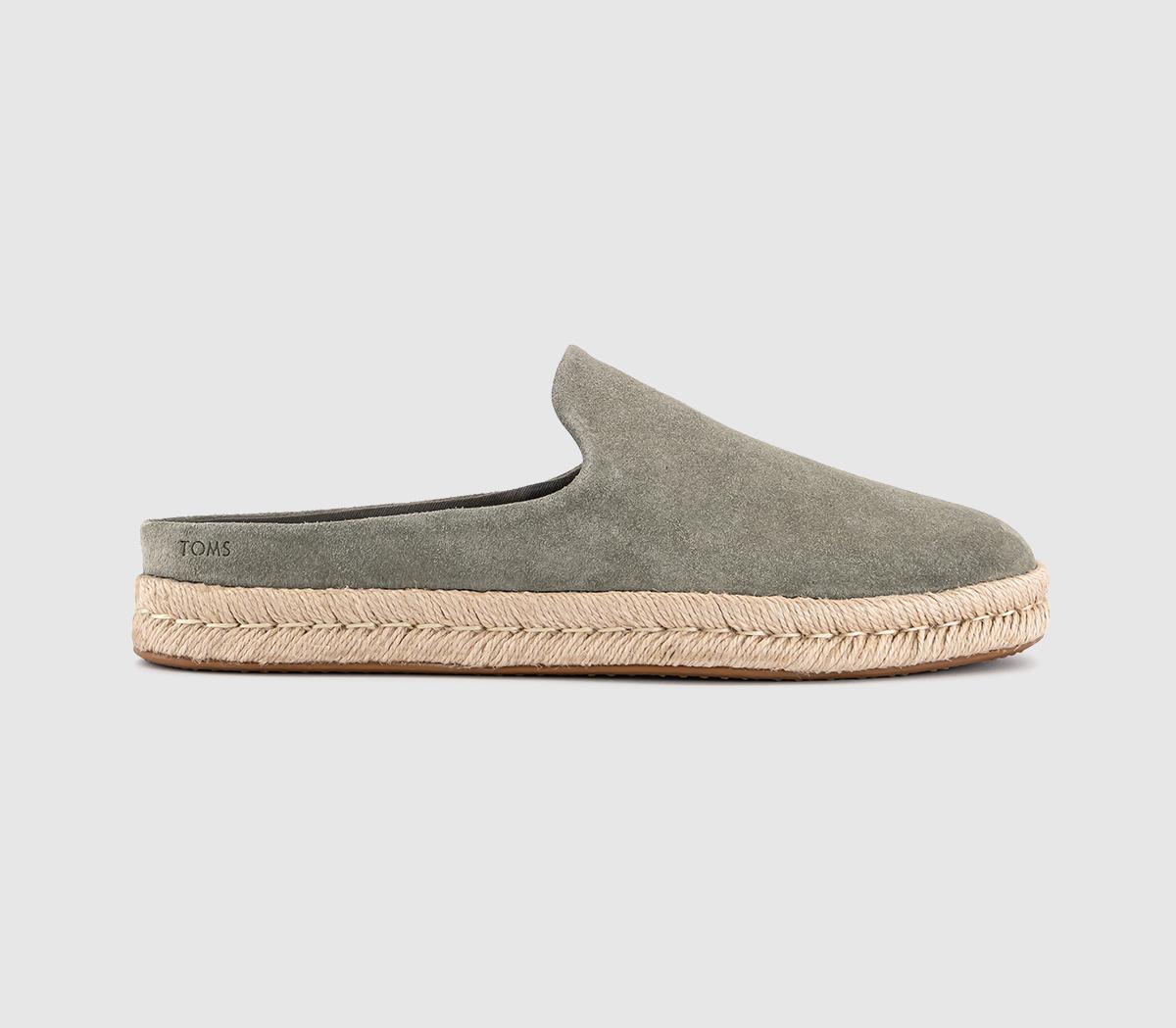 Mens Toms Santiago Mules V Grey Uk Size 7