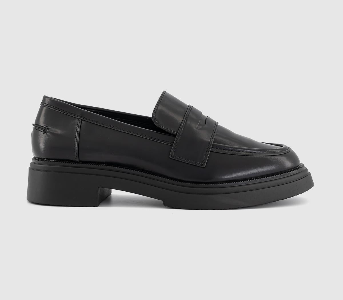 Womens OFFICE Finsbury Chunky Penny Loafer Black