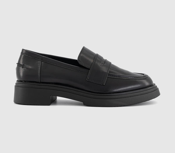 Womens OFFICE Finsbury Chunky Penny Loafer Black