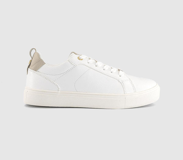 OFFICE Tiramisu Cup Sole Lace Up Trainers White