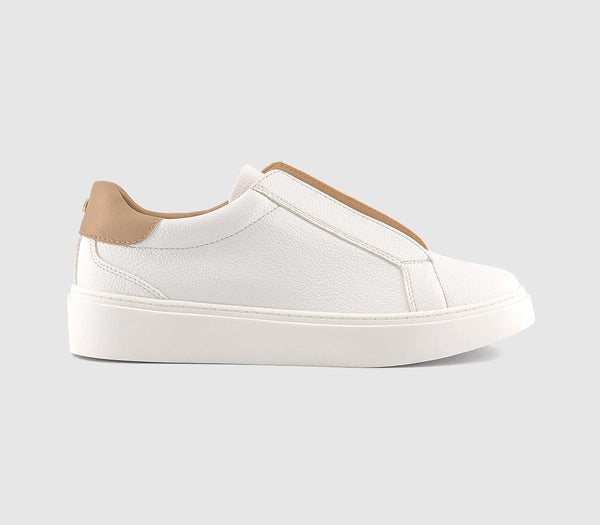 Womens OFFICE Treacle Slip On Cup Sole Trainers White