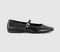 Womens OFFICE Flourish Square Toe Mary Jane Ballet Pumps Black - OFFCUTS SHOES by OFFICE