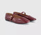 Womens OFFICE Flourish Square Toe Mary Jane Ballerina Pumps Red