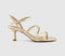 Womens OFFICE Mojo Strappy Heeled Sandals Gold