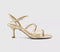 Womens OFFICE Mojo Strappy Heeled Sandals Gold