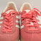 Adidas Munchen Trainers Semi Flash Red Off White Gum UK Size 6