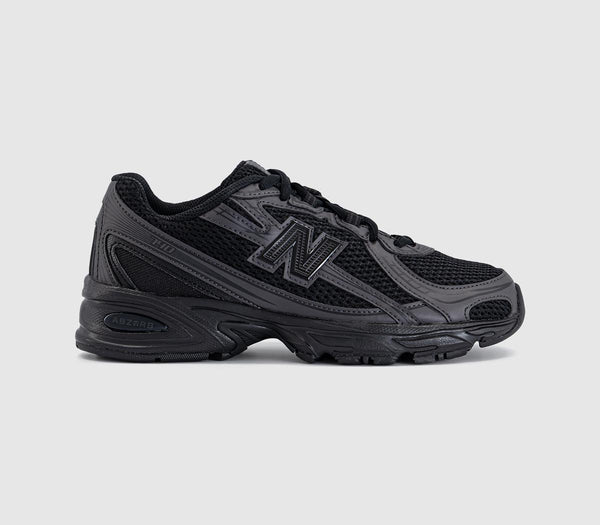 Kids New Balance 740 Junior Trainers Black Cement