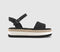 Womens TOMS Ronan Sandal Black - OFFCUTS SHOES by OFFICE
