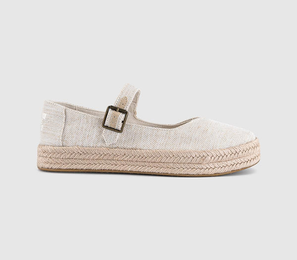 Womens TOMS Carolina Mary Janes Natural Yarn Dye