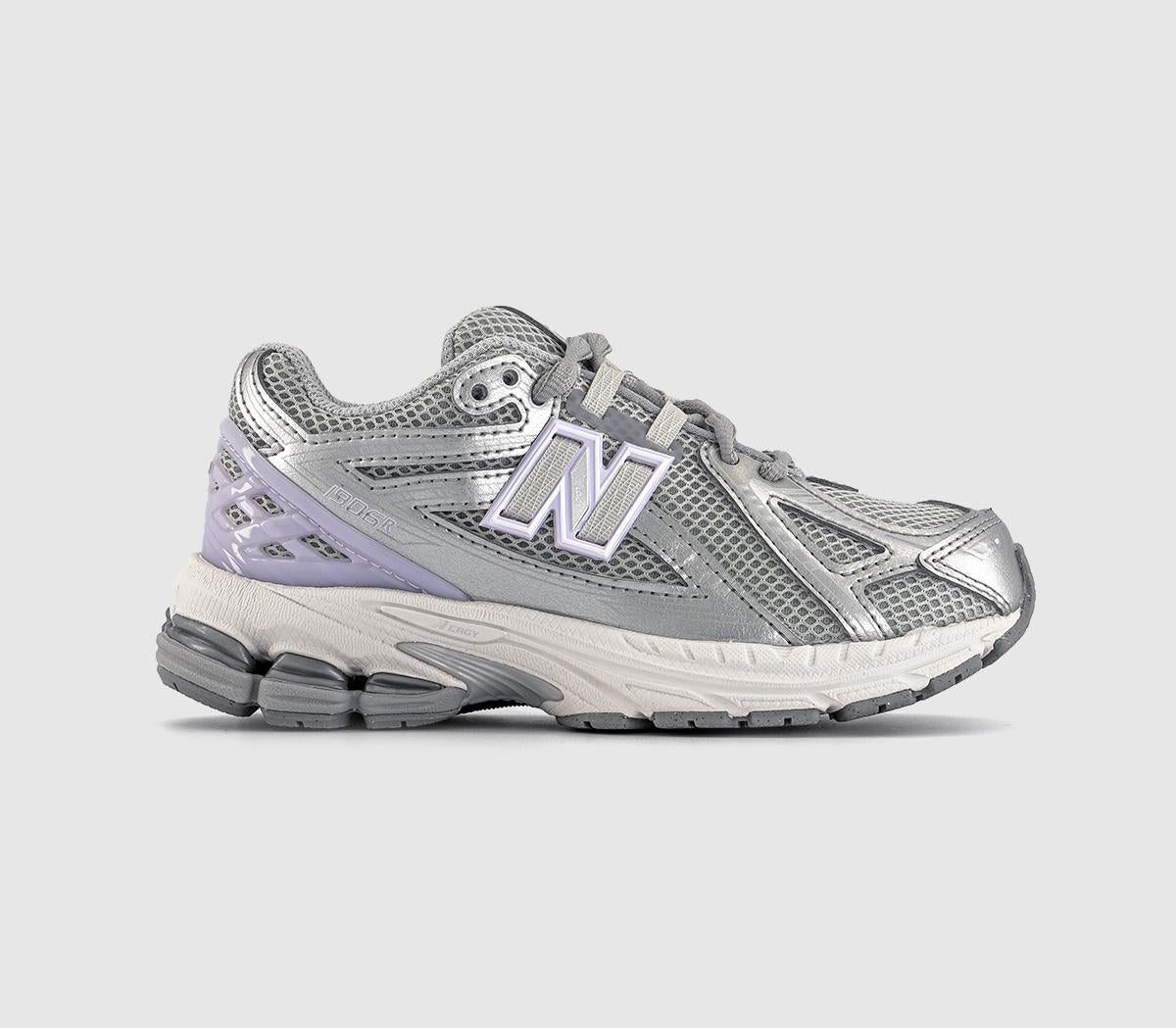 Kids New Balance 1906 Youth Trainers Silver Metallic