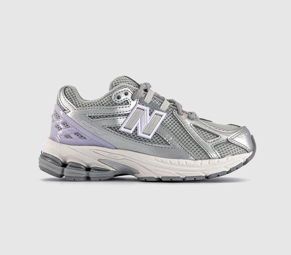 Kids New Balance 1906 Youth Trainers Silver Metallic