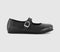 Womens BIRKENSTOCK Santa Clarita Mary Janes Black Leather - OFFCUTS SHOES by OFFICE