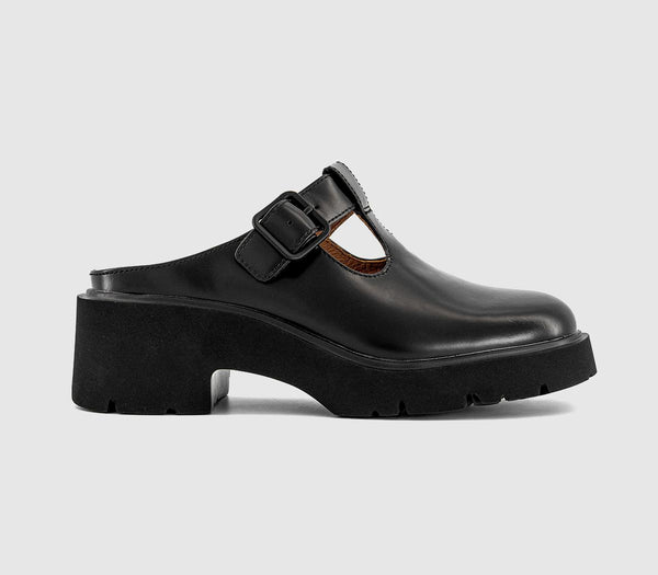 Womens Camper Milah Mules Black