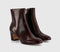 Womens OFFICE Alicia Smart Block Heel Boots Dark Choc