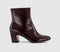 Womens OFFICE Alicia Smart Block Heel Boots Dark Choc