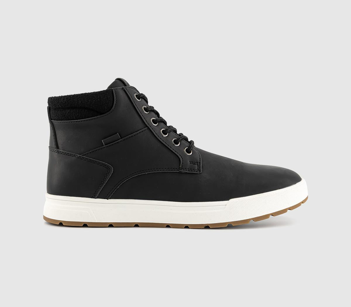 Mens OFFICE Burnley Hybrid Hightop Boots Black