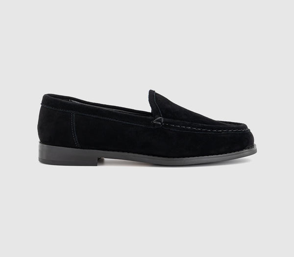 Womens Tony Bianco Zoe Loafers Black Suede