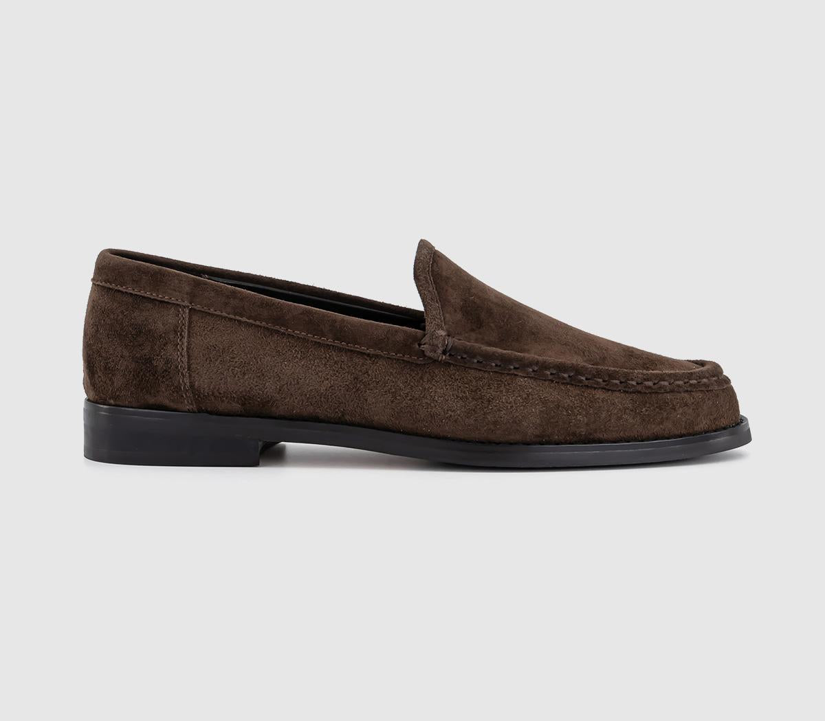 Womens Tony Bianco Zoe Loafers Espresso Suede UK Size 5