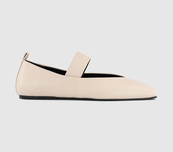 Womens Tony Bianco Hawaii Strap Ballet Pumps Vanilla Nappa