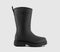 Womens Tretorn Halla Mid Warm Lined Welly Boots Black - OFFCUTS SHOES by OFFICE