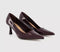 Womens OFFICE Makeover Kitten Heel Court Burgundy