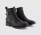 Womens OFFICE Athens Buckle Strap Ankle Boots Black