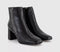 Womens OFFICE Ava Block Heel Ankle Boots Black