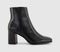 Womens OFFICE Ava Block Heel Ankle Boots Black