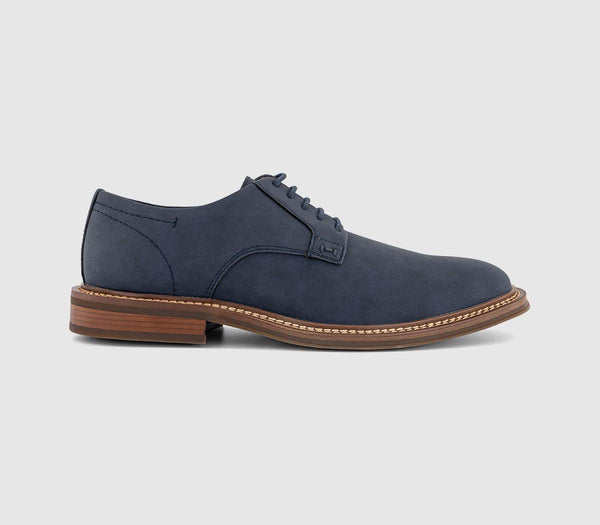 Mens OFFICE Crawford Casual Derby Shoes Navy