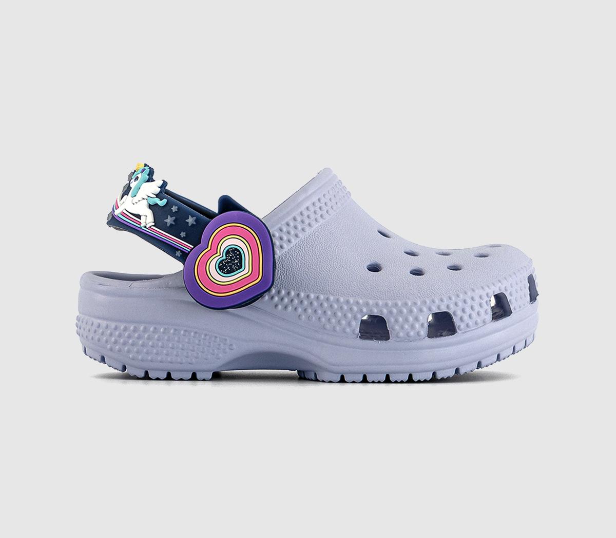 Kids Crocs Classic Band Toddler Clogs Frosted Grape - OFFCUTS SHOES by OFFICE