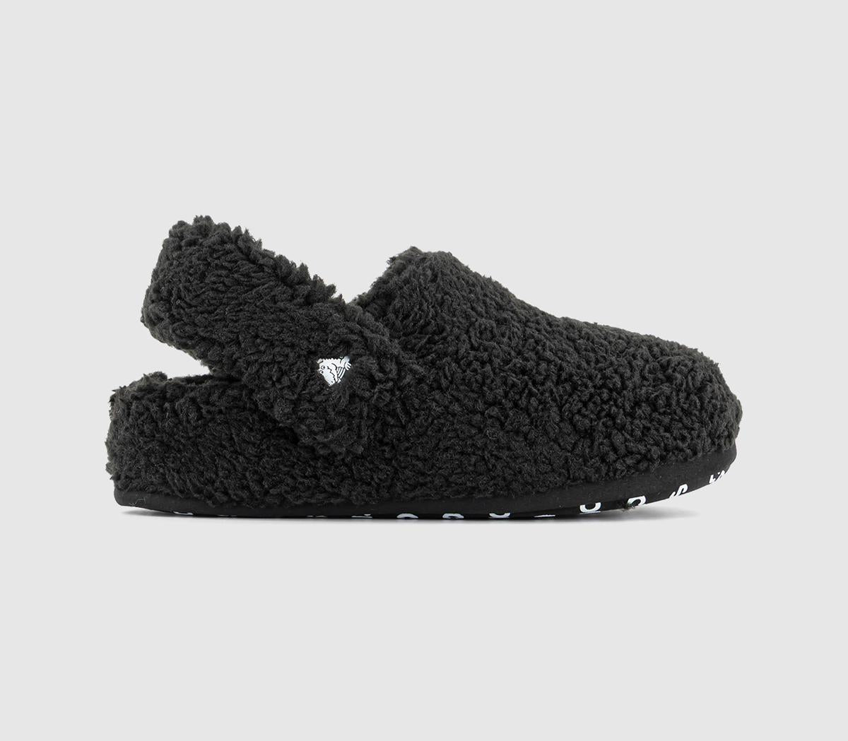 Kids Crocs Classic Cozzzy Slippers Kids Black