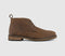 Mens OFFICE Bernie Casual Chukka Boots Brown Nubuck