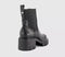 Womens OFFICE Albany Heeled Platform Ankle Boots Black Leather