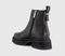 Womens OFFICE Archie Chunky Chelsea Ankle Boots Black Leather